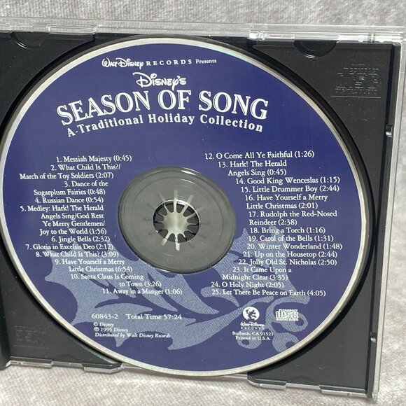 Disneys Season Of Song (1996, CD) A Traditional Holiday Collection - Picture 3 of 4